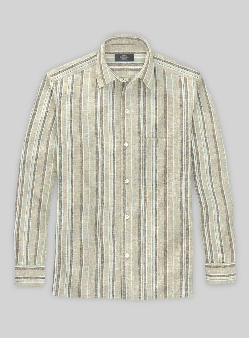 Aleno Stripe Linen Shirt