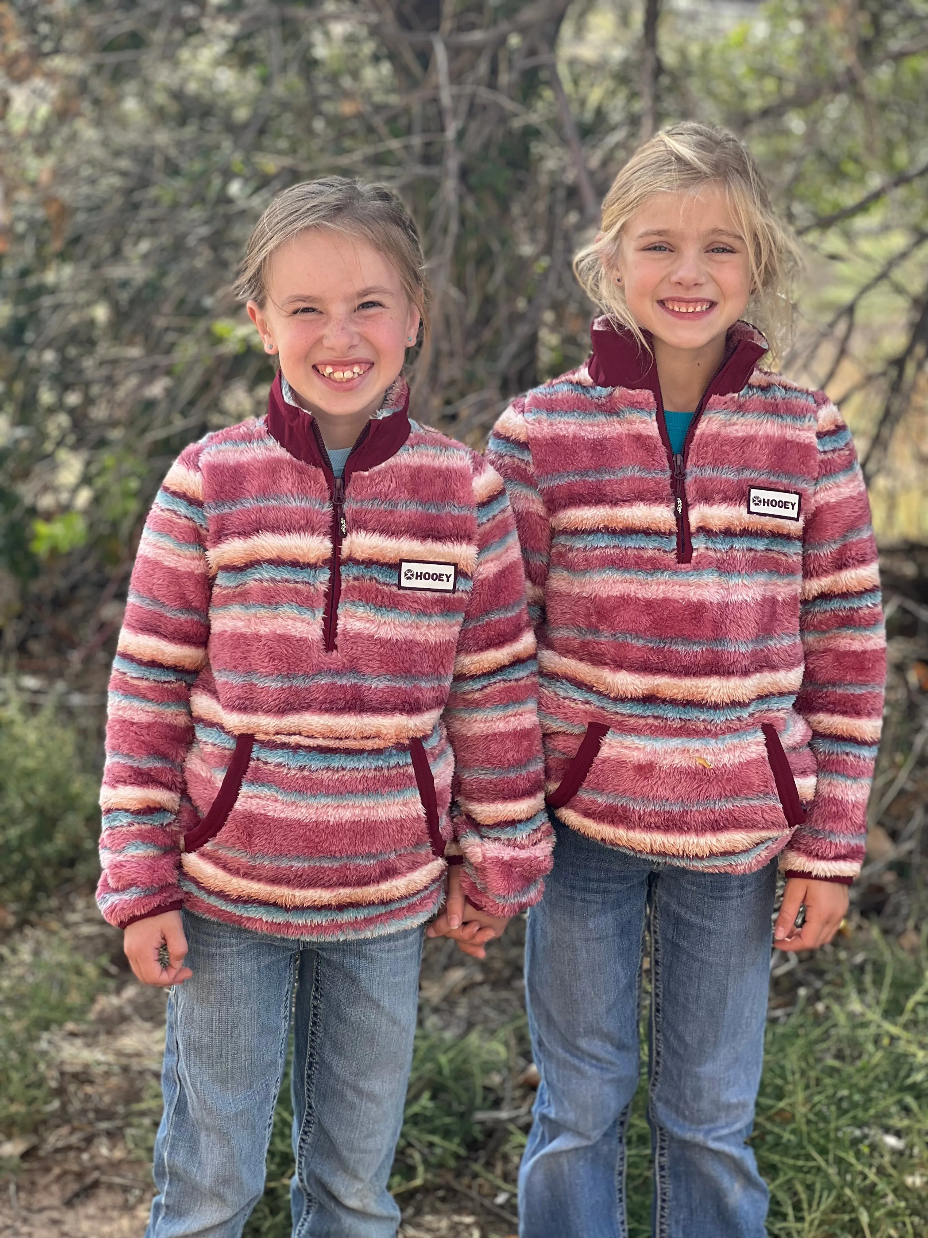 Anissa Girls Pink Hooey Pullover