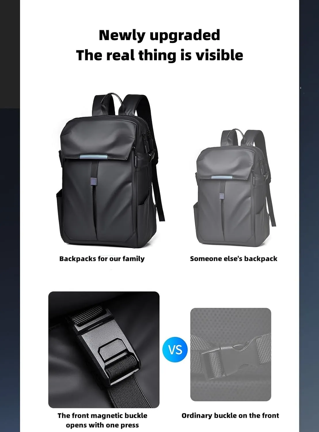 Business Travel Computer Bag Large Capacity Backpack Basketball Bag Helmet Bag Outdoor Cycling Bag (Upgraded black)