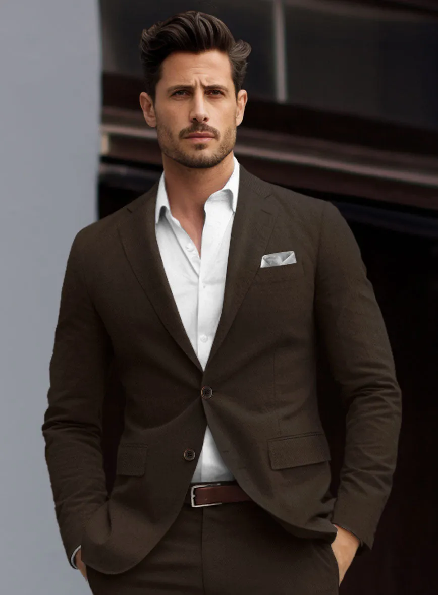 Caffe Brown Stretch Chino Jacket