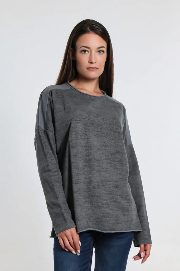 Drucilla Shoulder Detail Pullover (BLS147)
