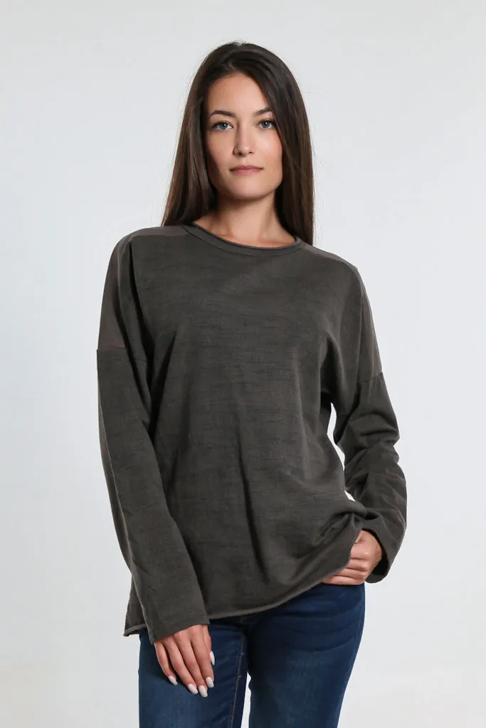 Drucilla Shoulder Detail Pullover (BLS147)