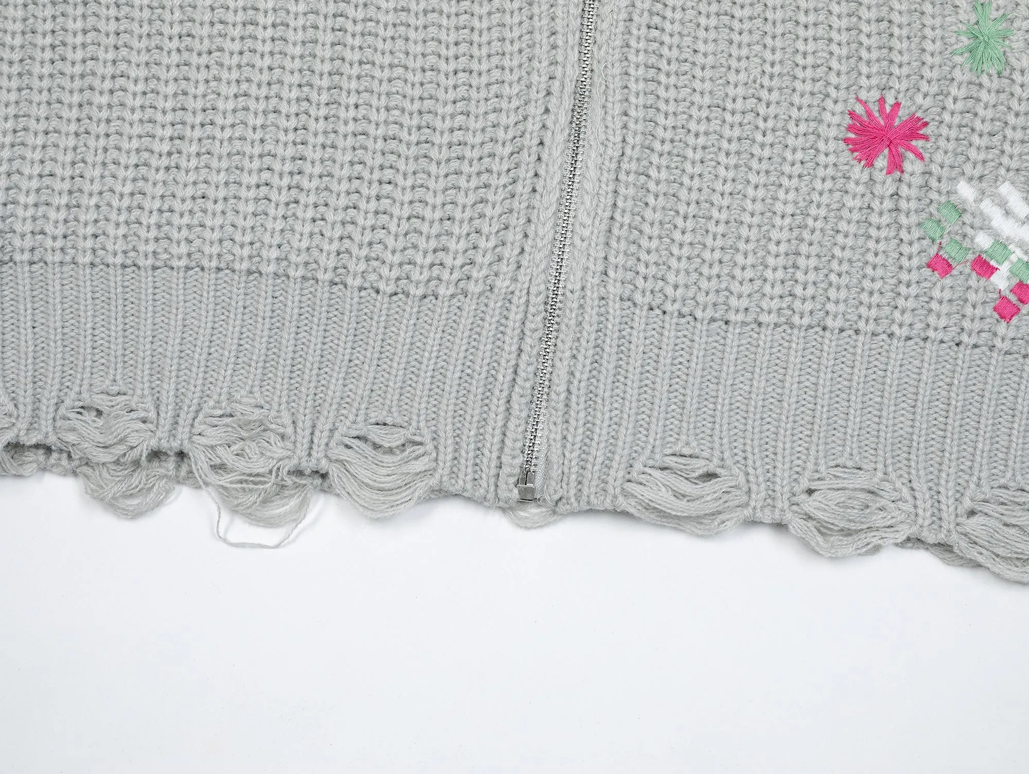 Faire Echo zipper piecemeal feel sweater