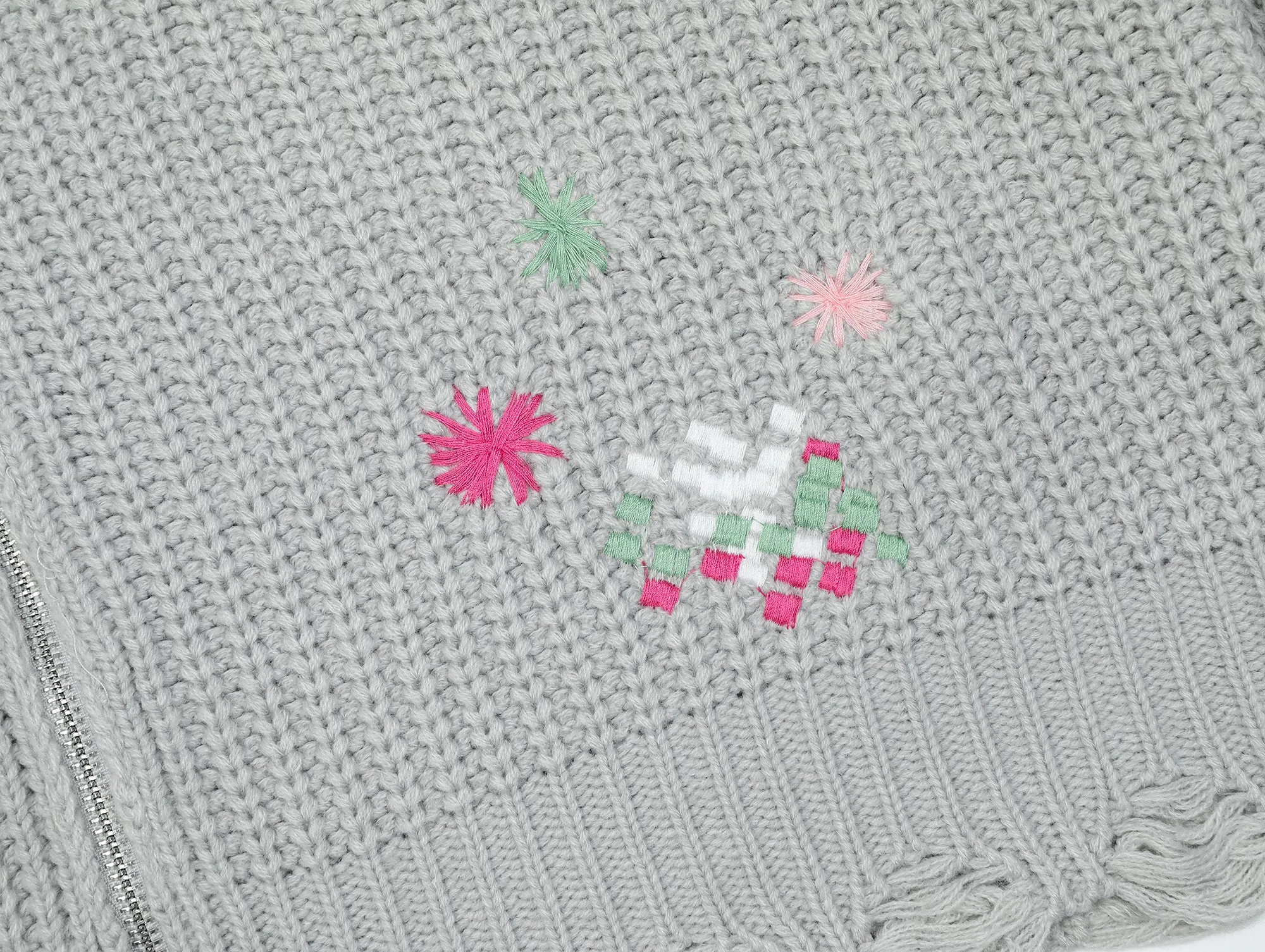 Faire Echo zipper piecemeal feel sweater