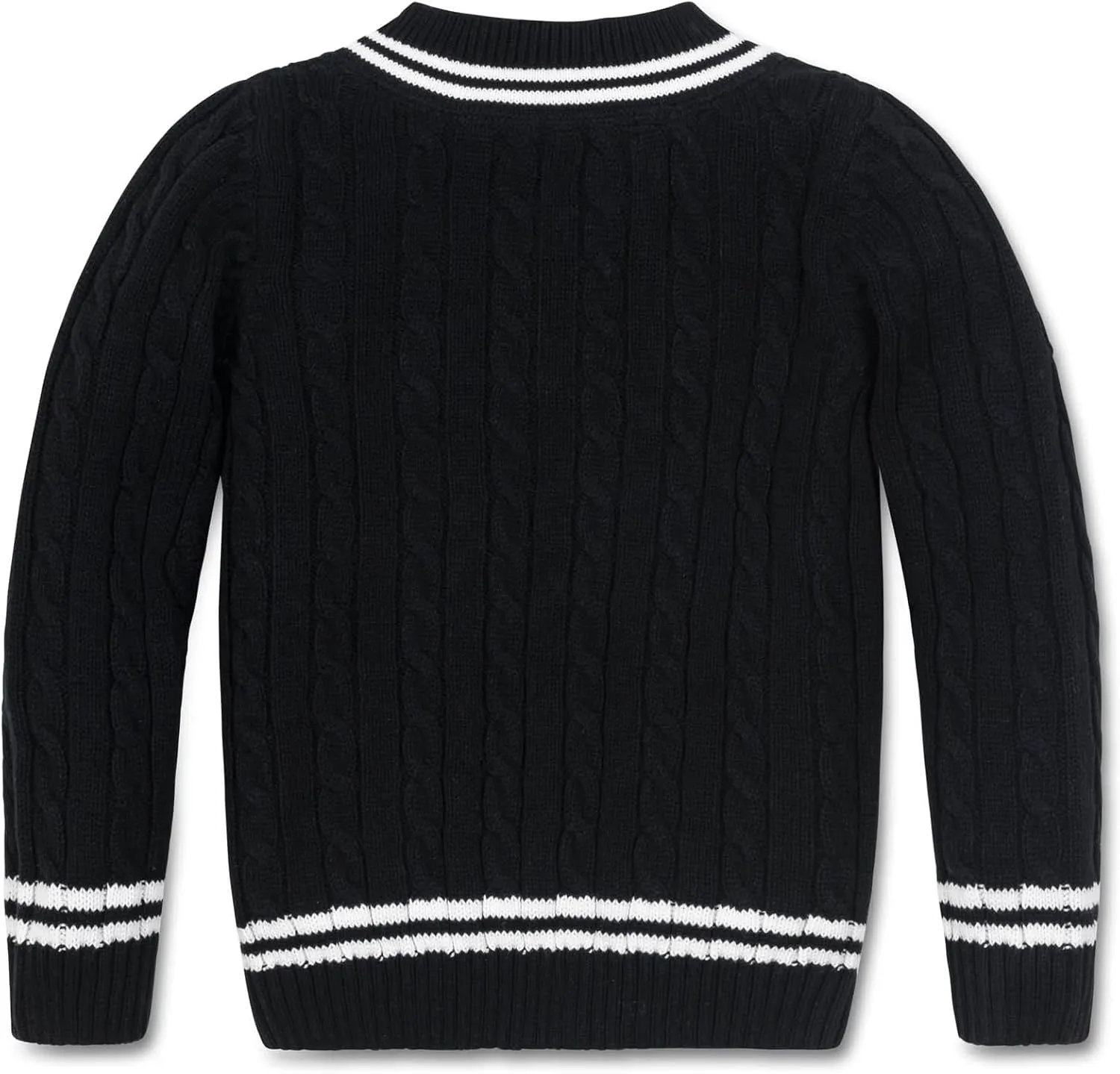 Hope & Henry Boys' Long Sleeve V-Neck Cricket Sweater