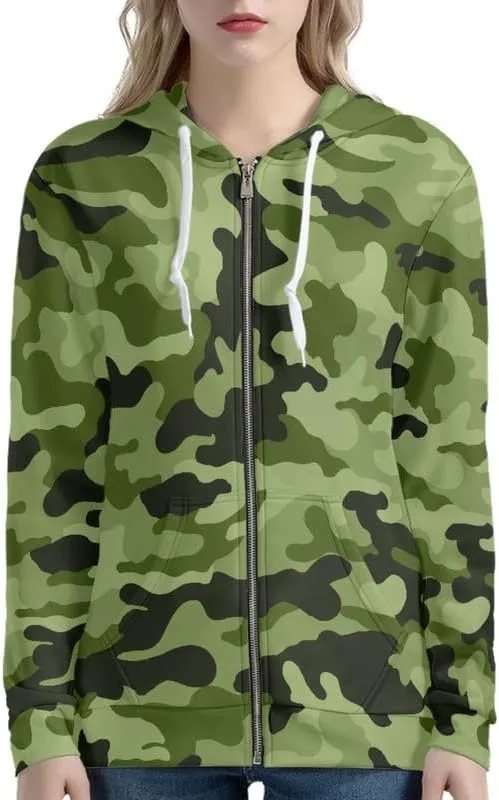 Irisjudy Women's Sport Jackets with Pocket Mexican Hooded Sweatshirt, Island Floral,Cats Hoodie Plus Size Drawstring Coat