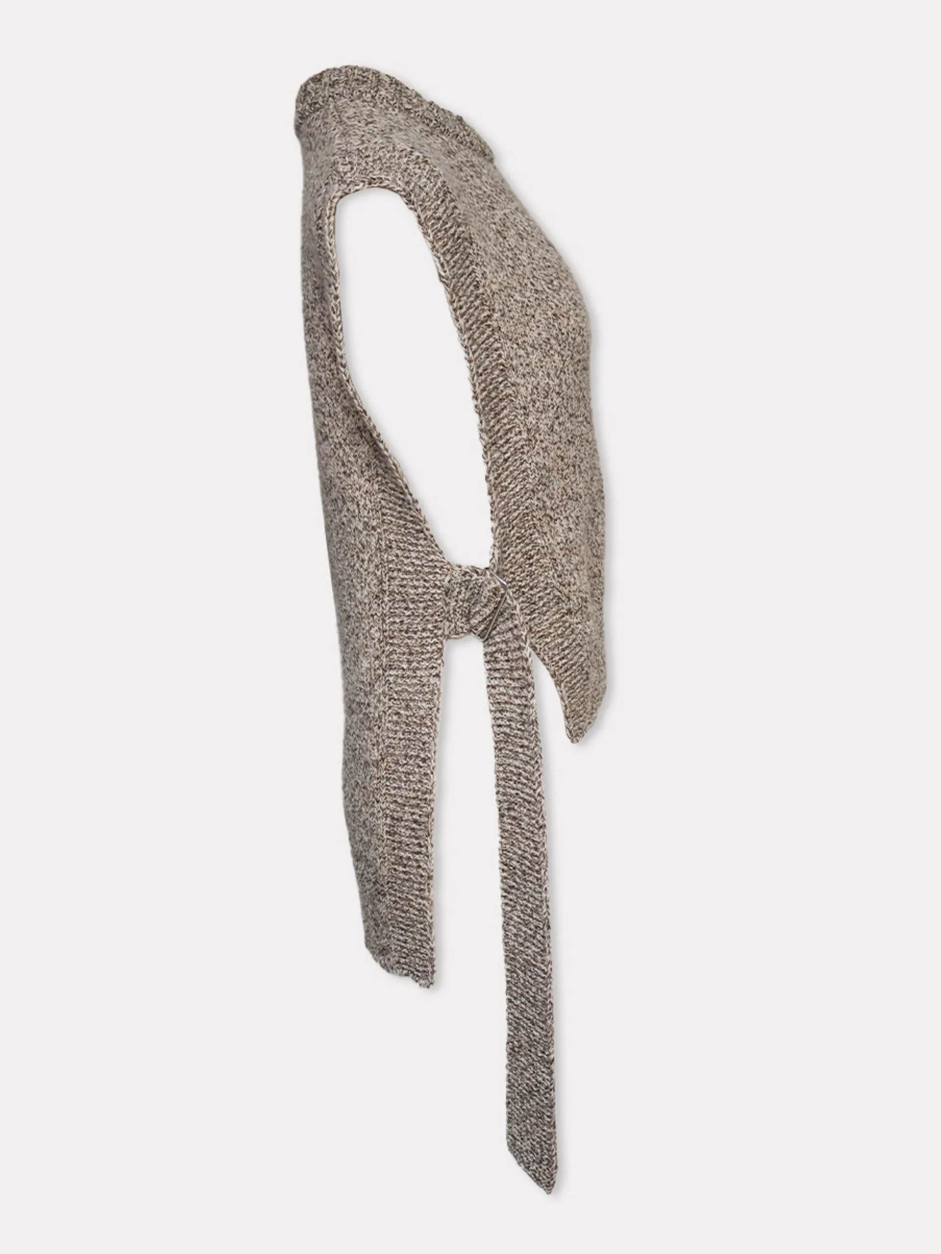 Kalvos tweed merino wool vest
