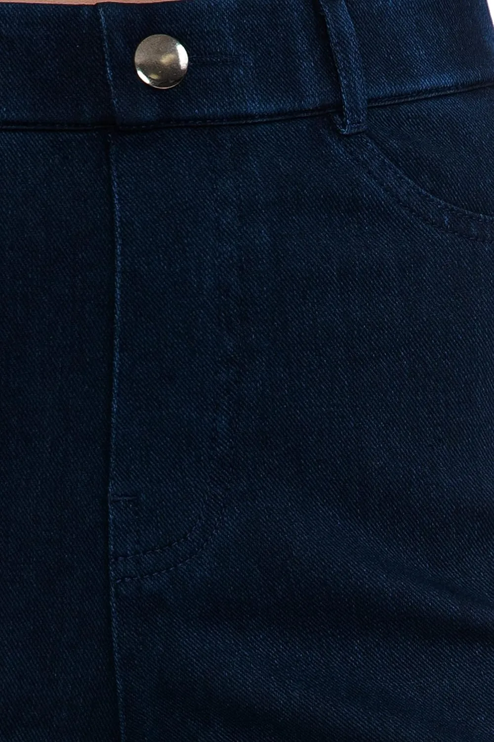 Leggings Depot Women's Stretch Pull-on Skinny Denim Look Jean Leggings (Available in Plus Size)