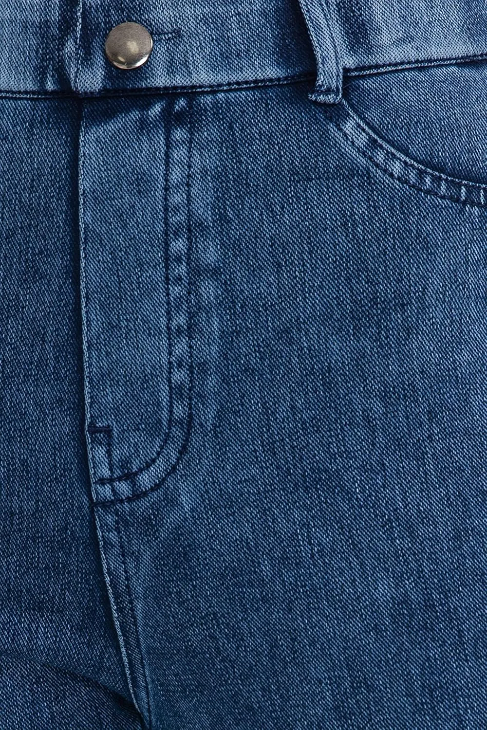 Leggings Depot Women's Stretch Pull-on Skinny Denim Look Jean Leggings (Available in Plus Size)