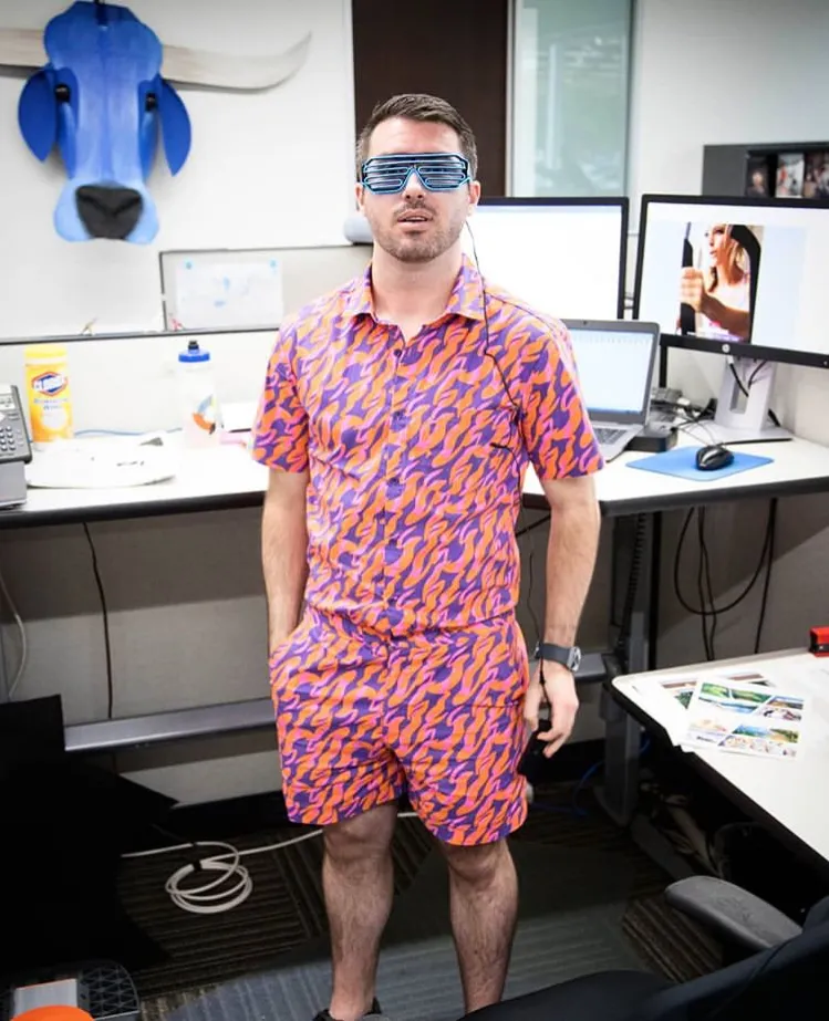 Male Romper - WildFire