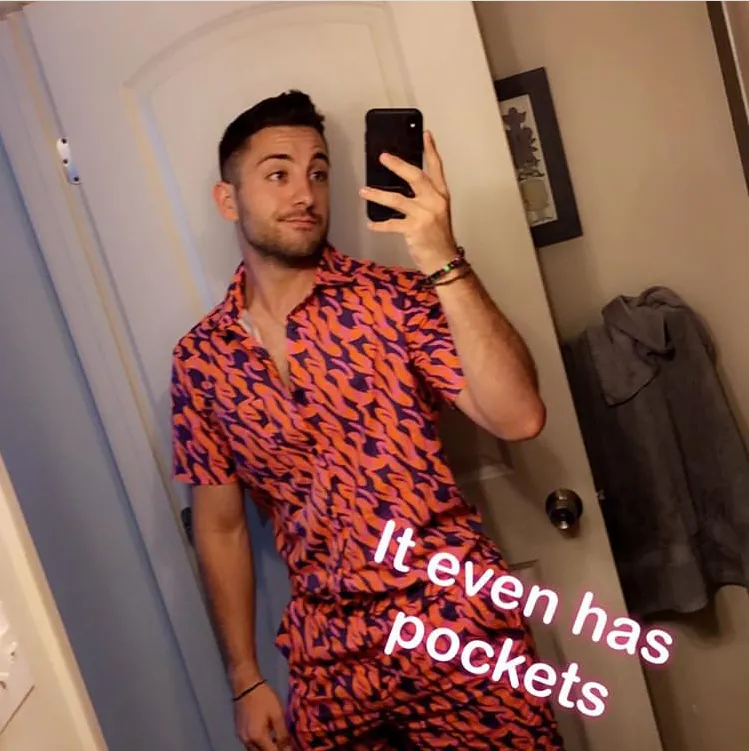 Male Romper - WildFire