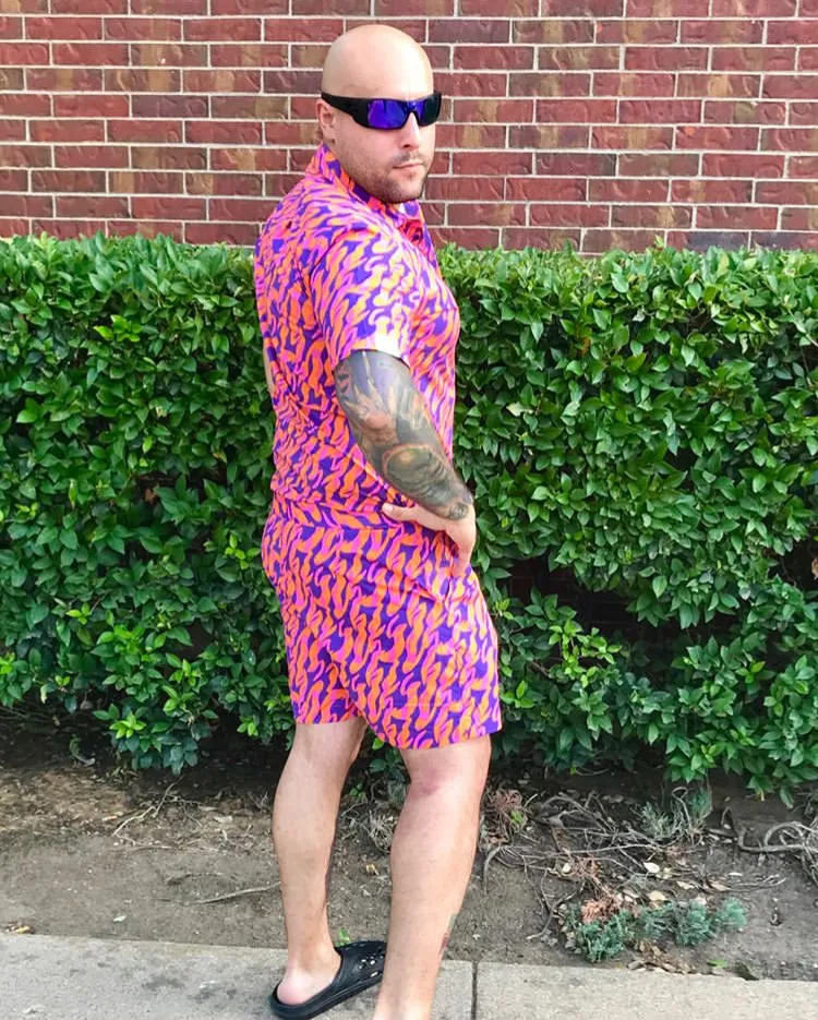 Male Romper - WildFire