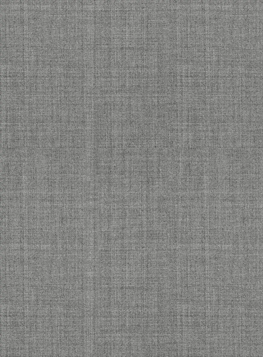 Marco Stretch Worsted Mid Gray Wool Jacket