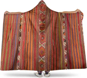 Multicolor Wearable Oversized Blanket Blanket Geometric Forms and Antique Retro Super Soft Warm Cozy Shawl Gift for Women Wife Mother Adult Teen 60" H x 80" W African