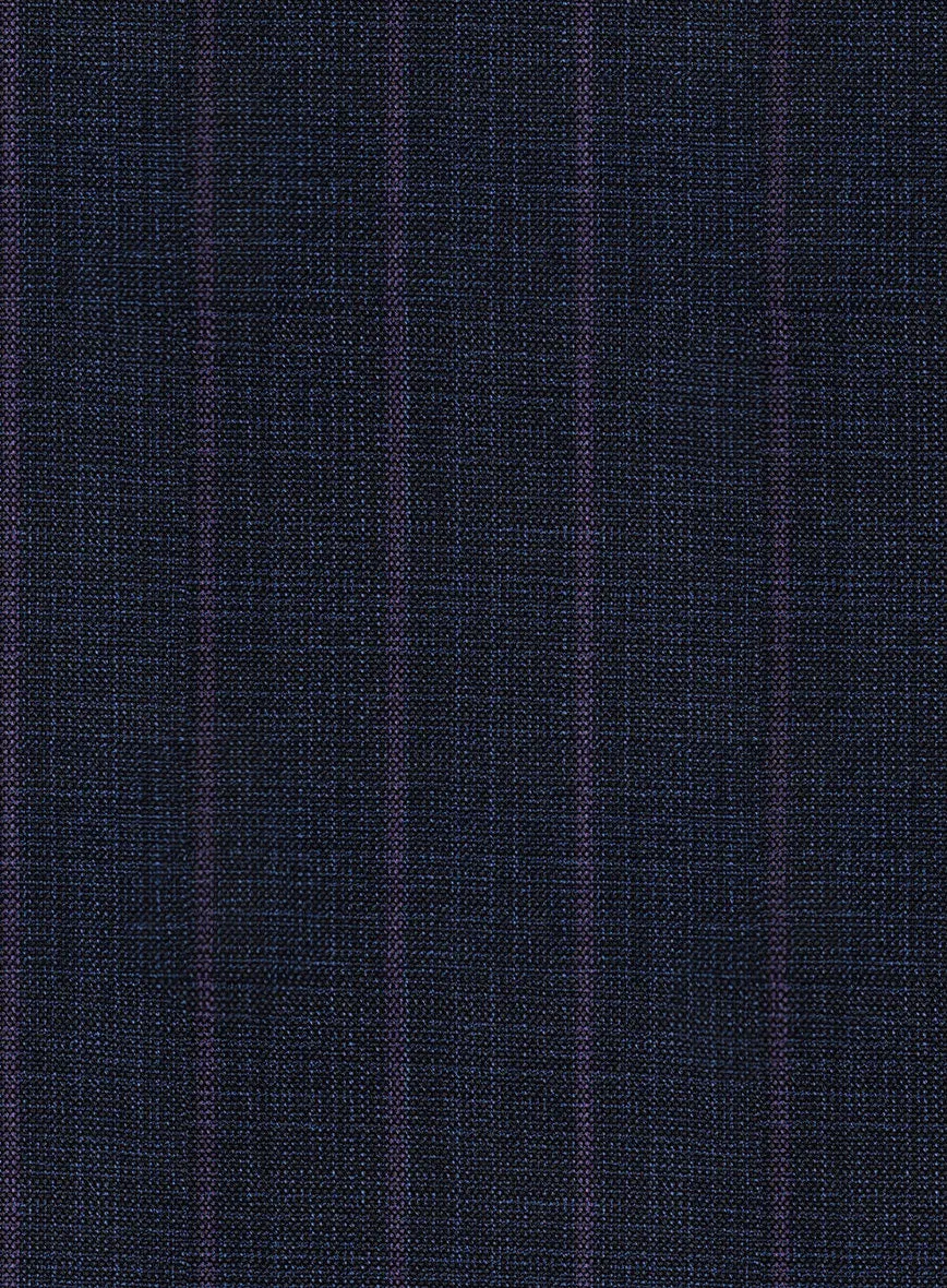 Napolean Gavino Stripe Blue Wool Jacket