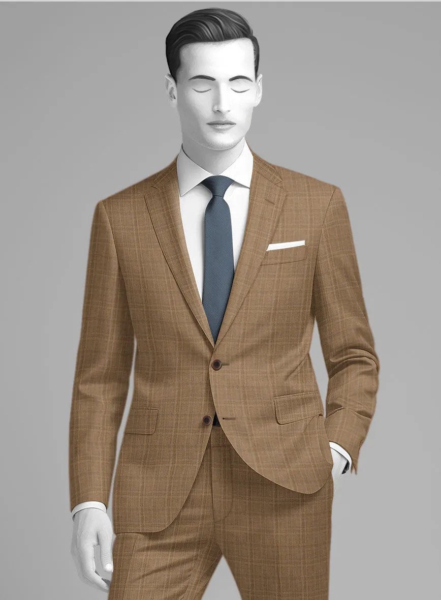Napolean Gisde Glen Brown Wool Jacket