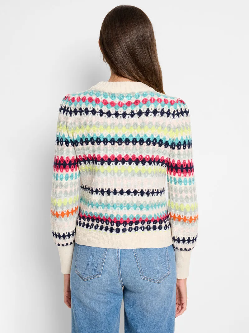 NIC ZOE Pattern Waffle Stitch Sweater