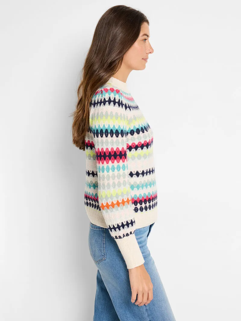 NIC ZOE Pattern Waffle Stitch Sweater