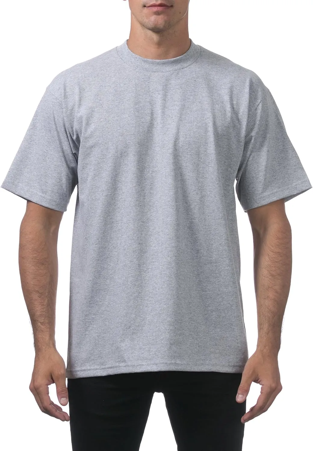 Pro Club Men's 3-Pack Heavyweight Cotton Short Sleeve Crew Neck T-Shirt