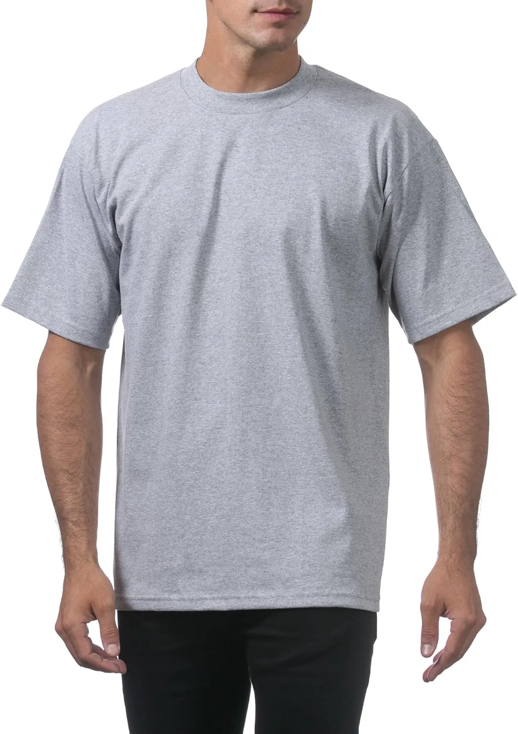 Pro Club Men's 3-Pack Heavyweight Cotton Short Sleeve Crew Neck T-Shirt