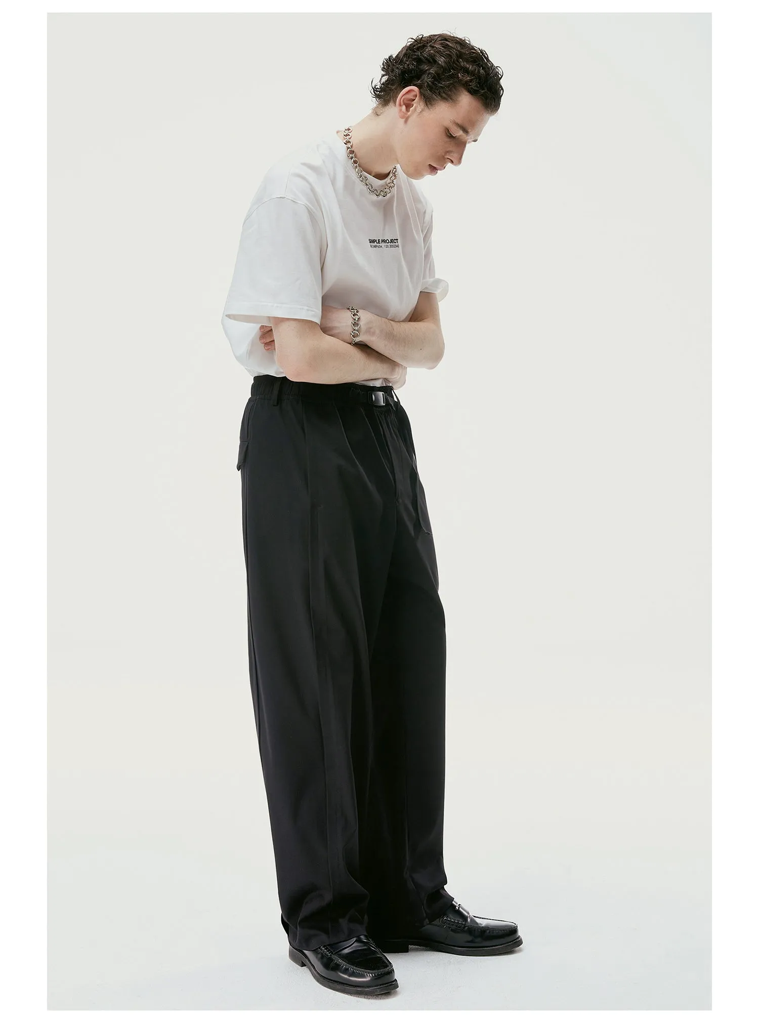 Quick Release Belt Casual Pants