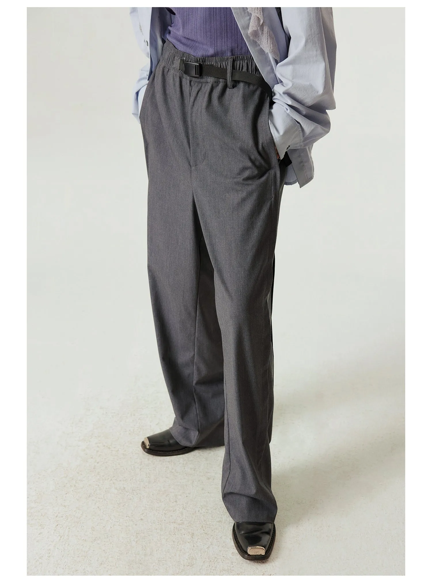 Quick Release Belt Casual Pants