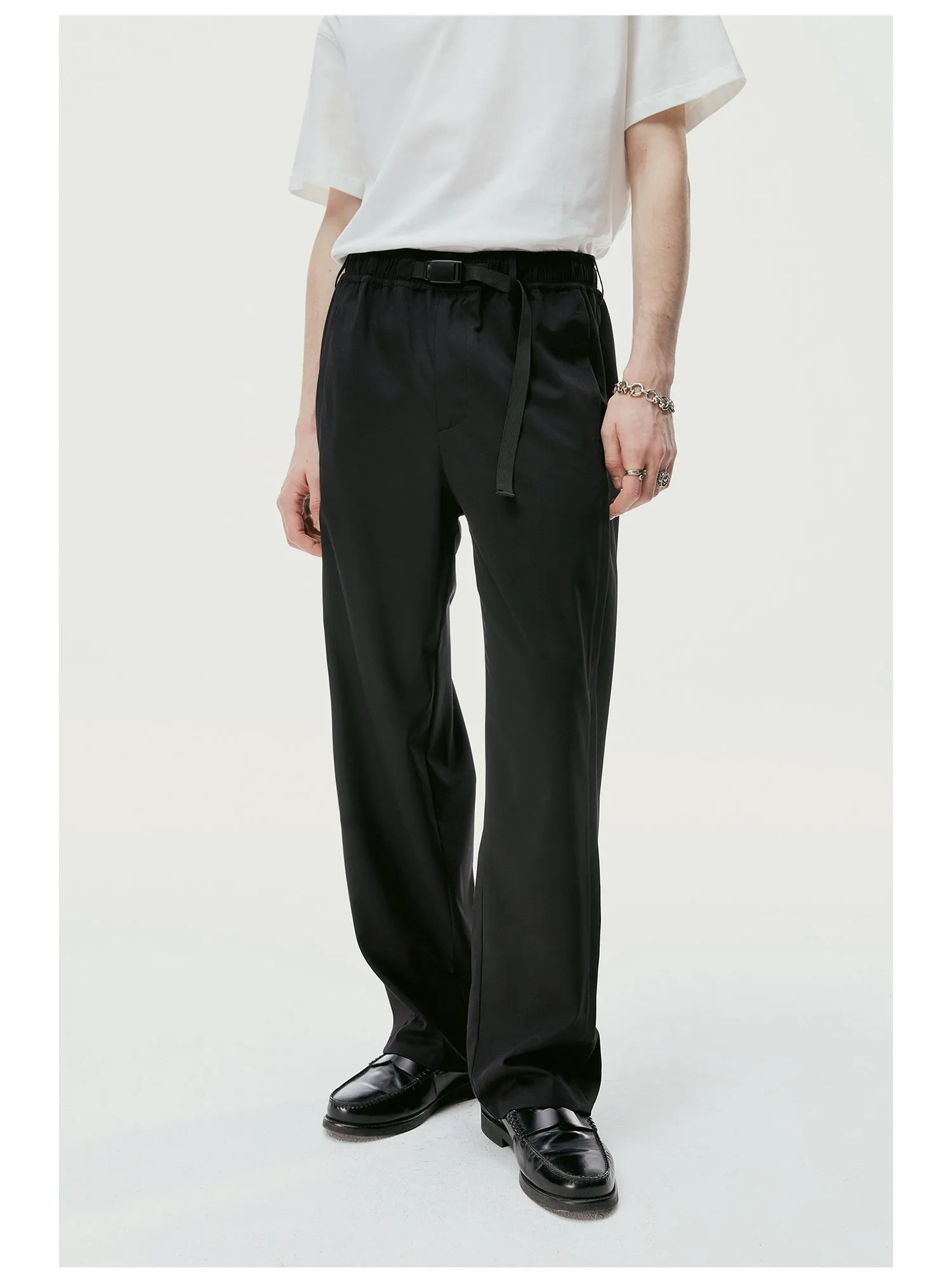 Quick Release Belt Casual Pants