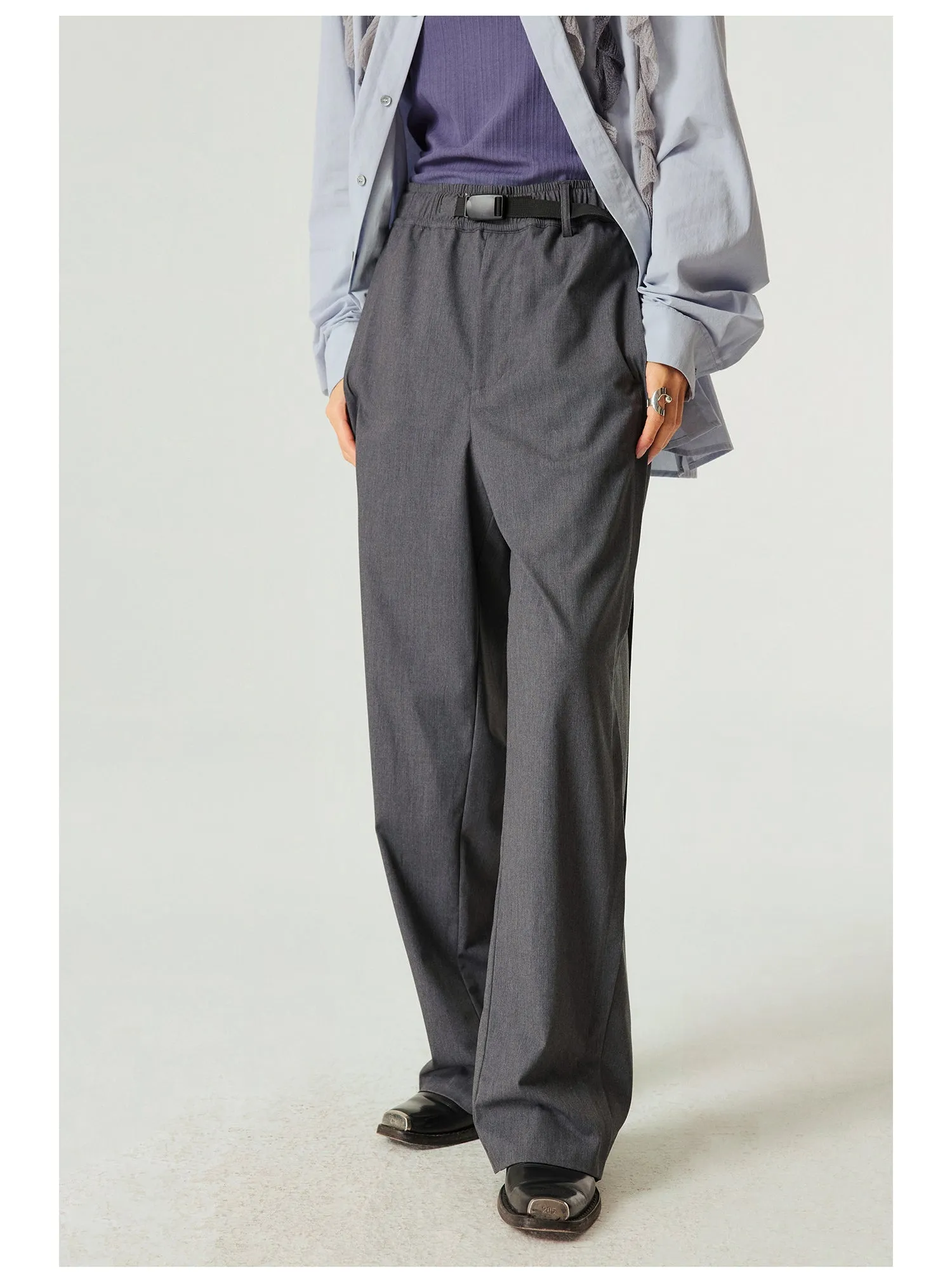 Quick Release Belt Casual Pants