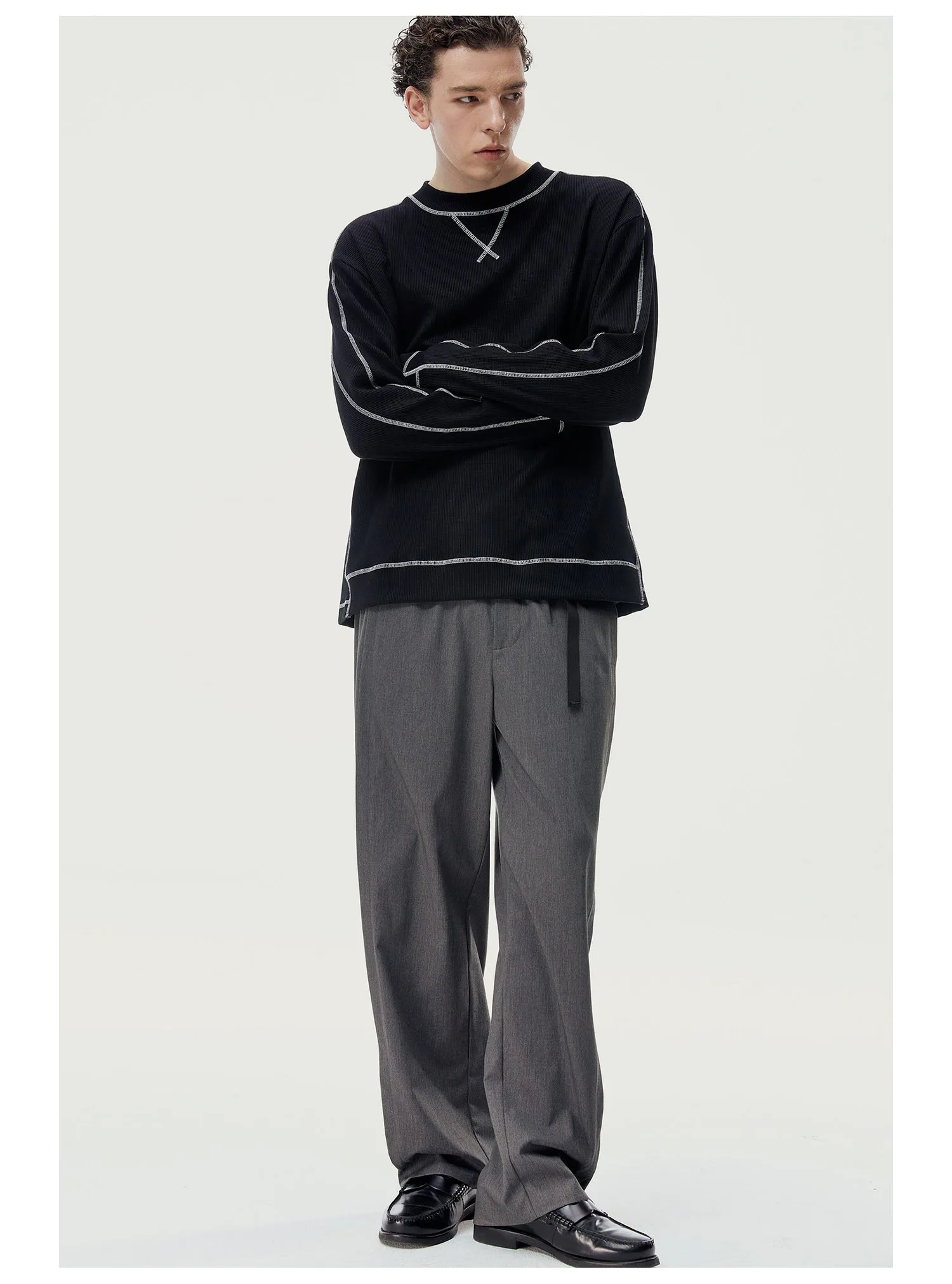 Quick Release Belt Casual Pants