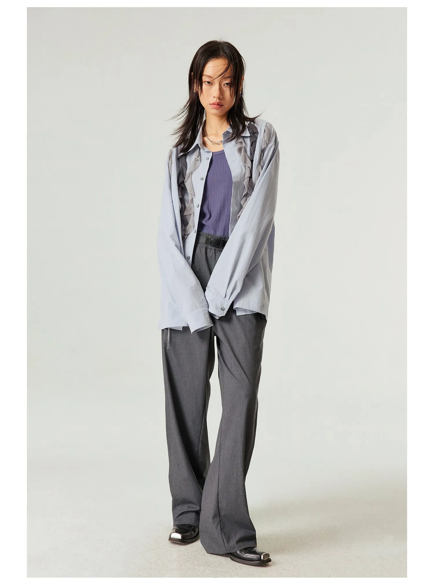 Quick Release Belt Casual Pants