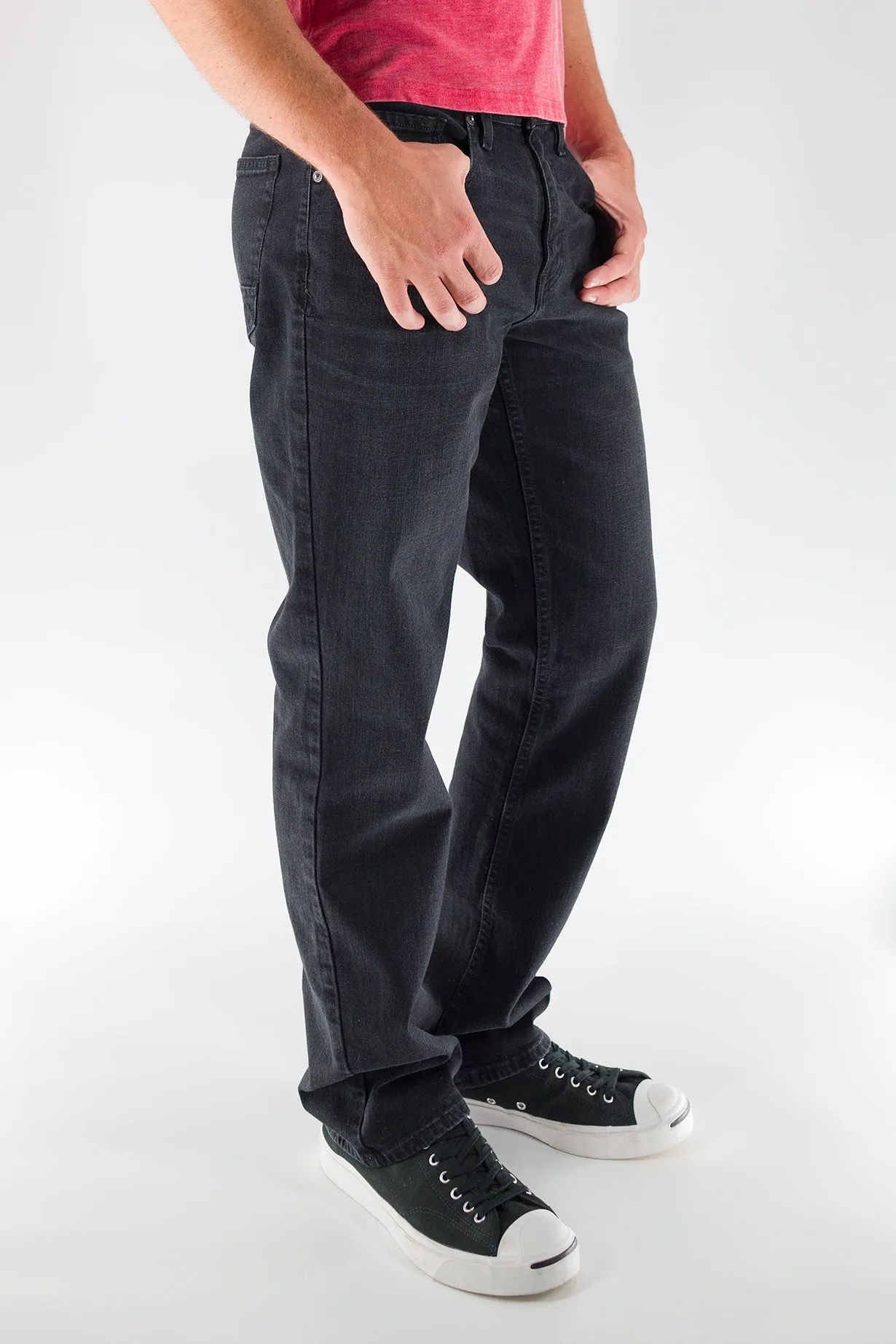 Relaxed Straight Jean - Black Mountain