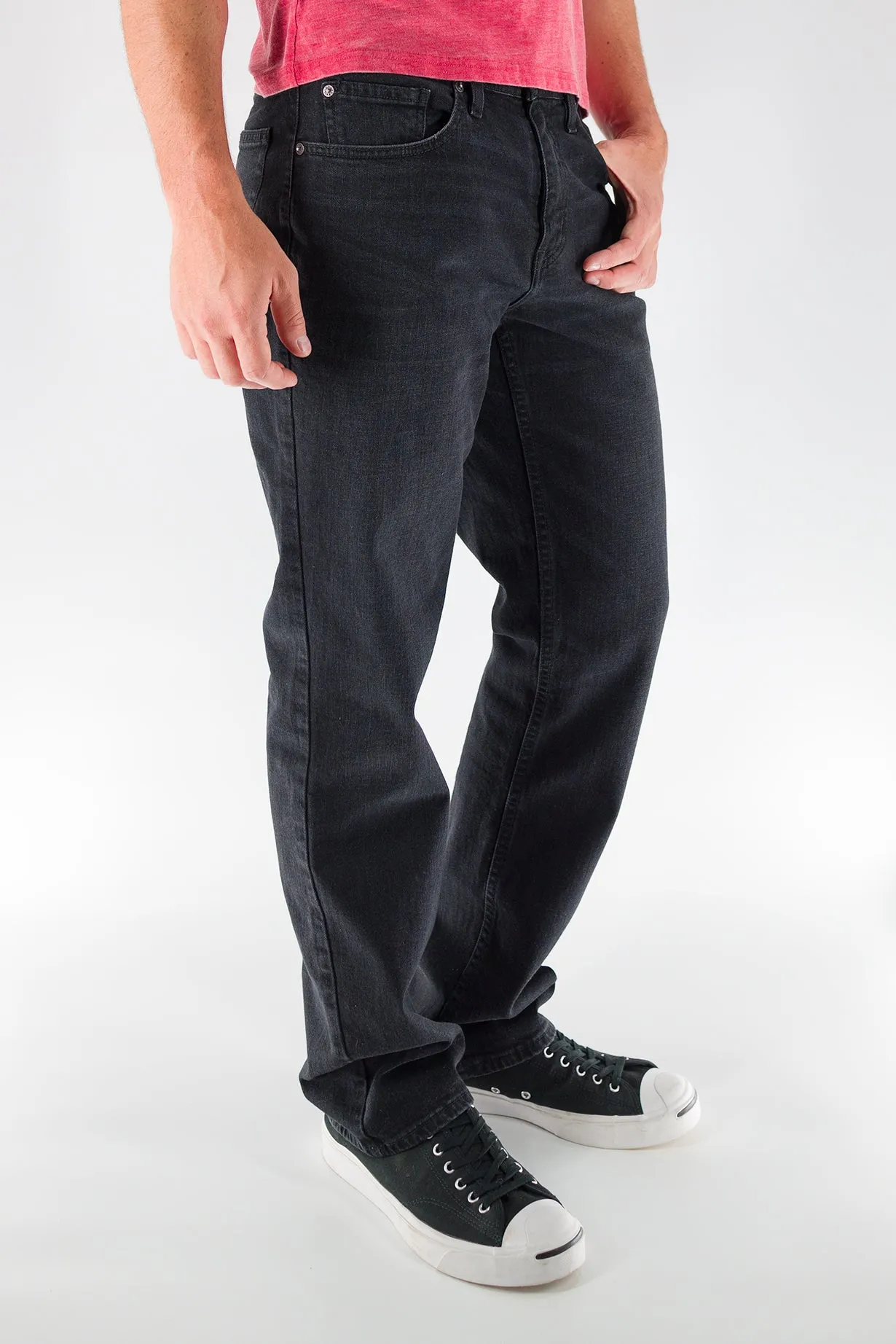 Relaxed Straight Jean - Black Mountain