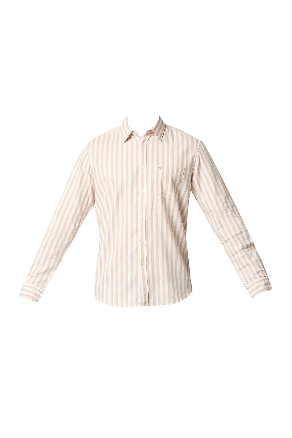 Slim Fit Twill Stripe Shirt