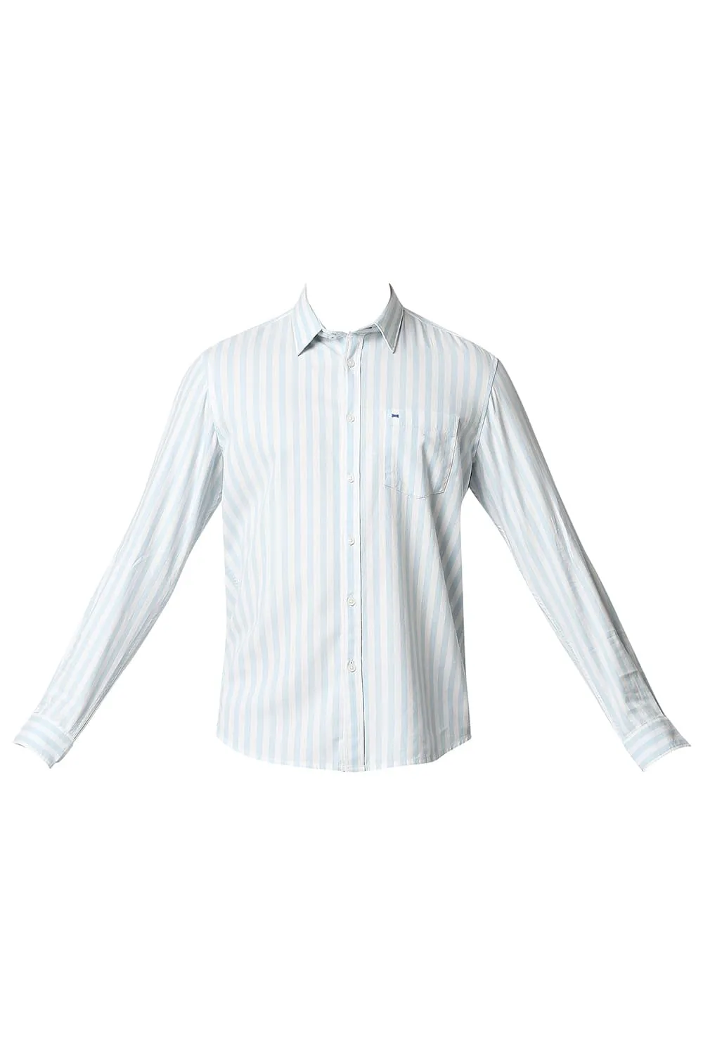 Slim Fit Twill Stripe Shirt