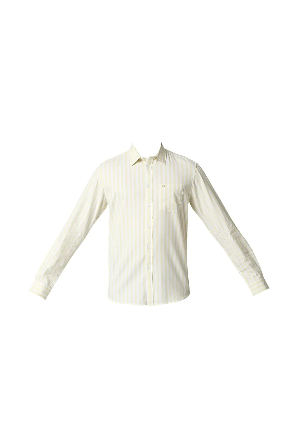 Slim Fit Twill Stripe Shirt