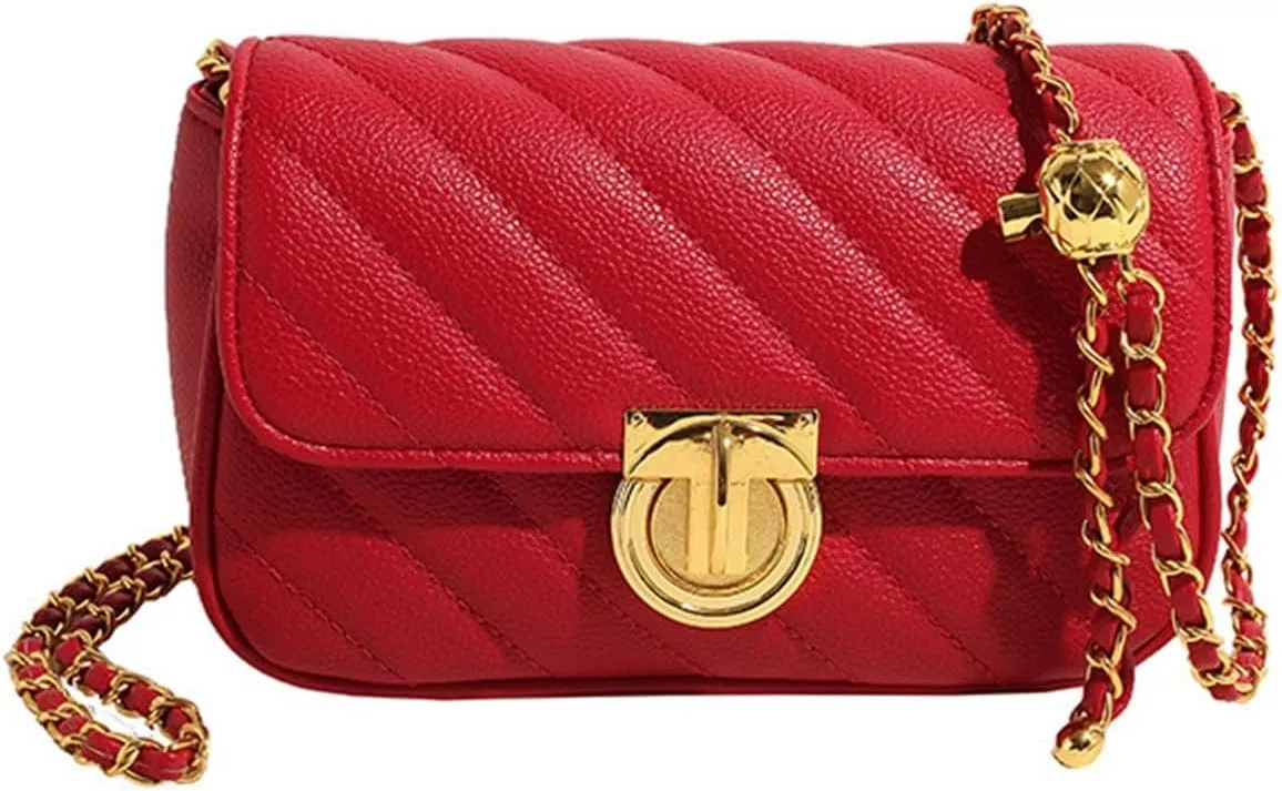 Small Bag Women's Rhombic Crossbody Bag Texture Niche Bag