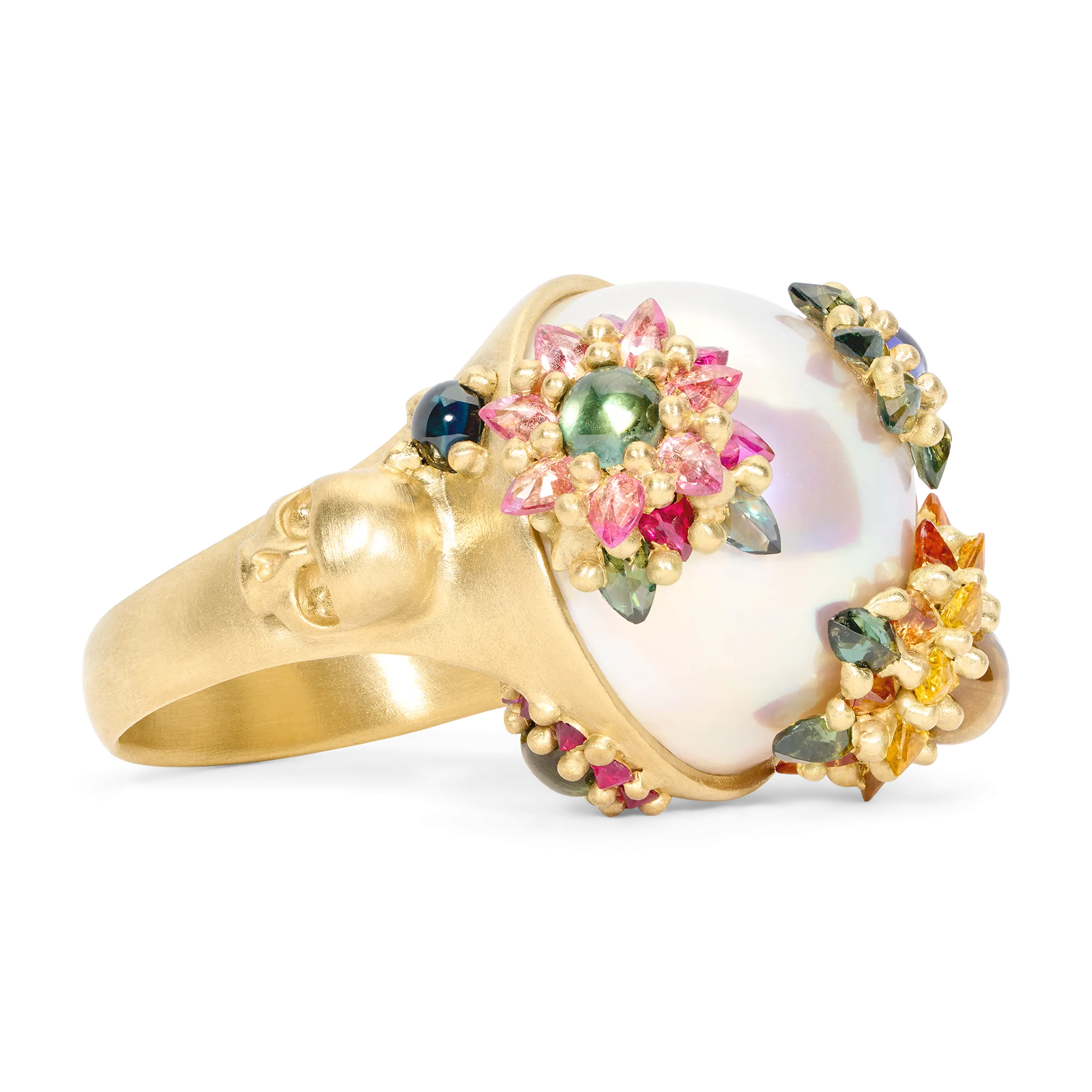 Small Pearl ClusterF@&$ Ring - Size 7.5 - 11690