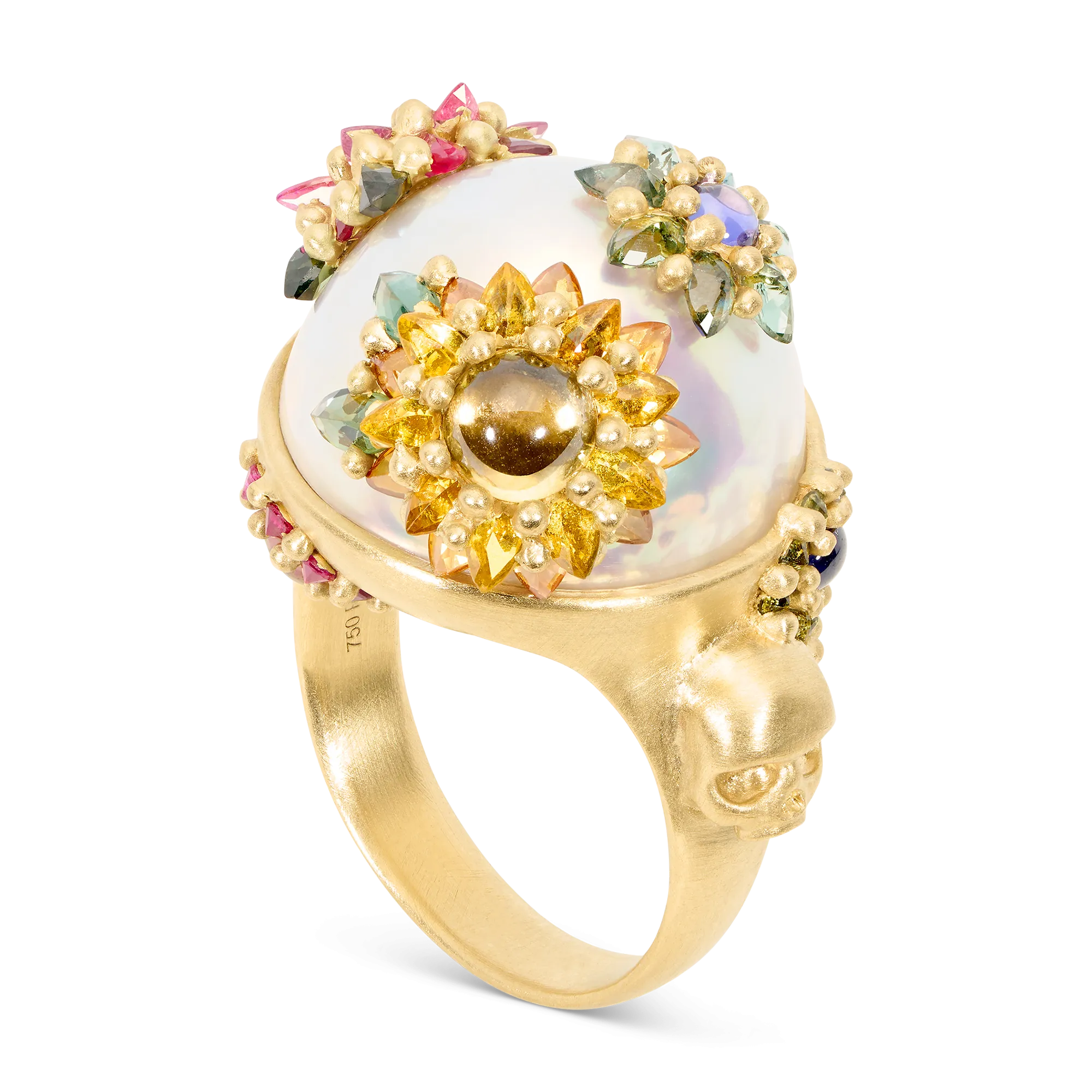 Small Pearl ClusterF@&$ Ring - Size 7.5 - 11690