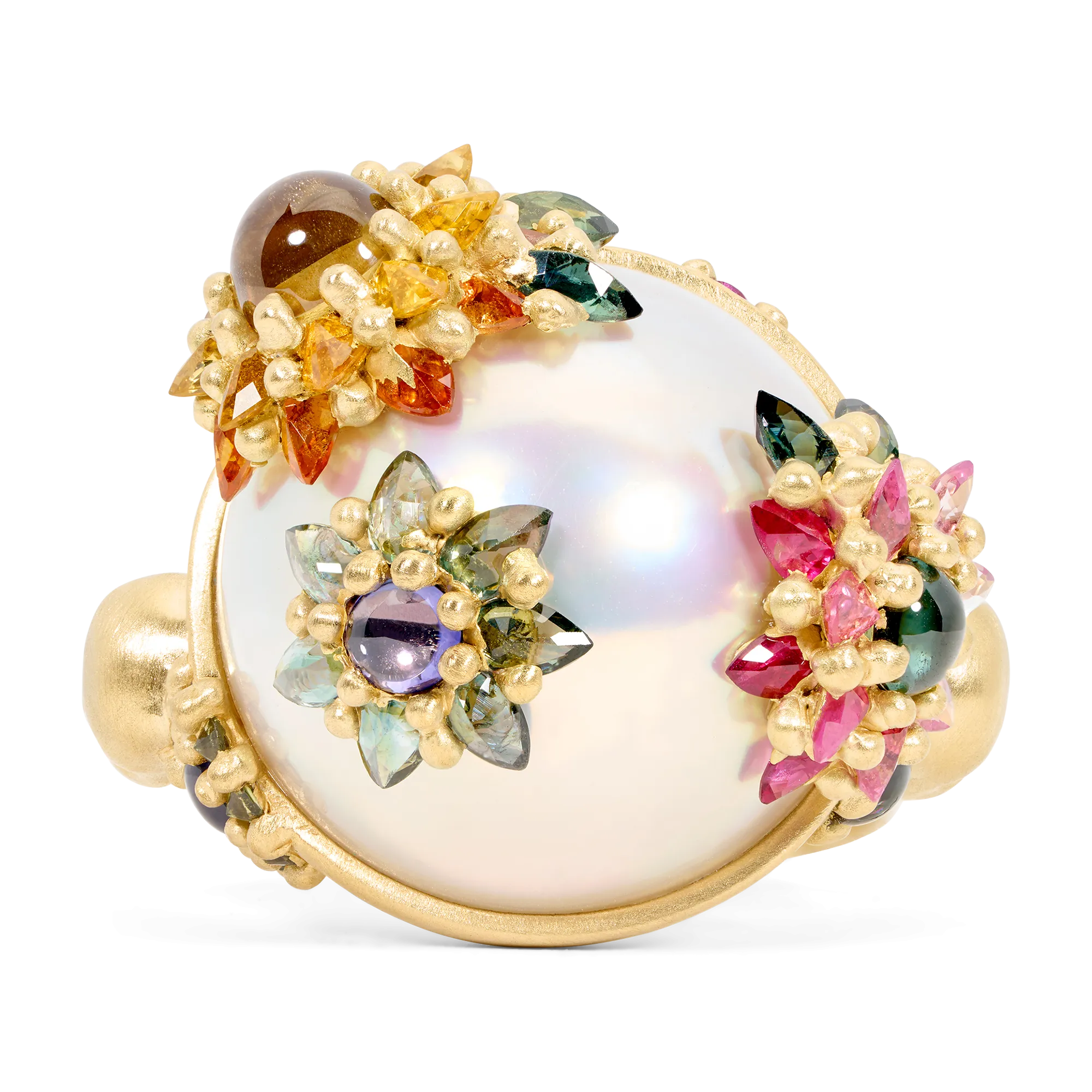 Small Pearl ClusterF@&$ Ring - Size 7.5 - 11690