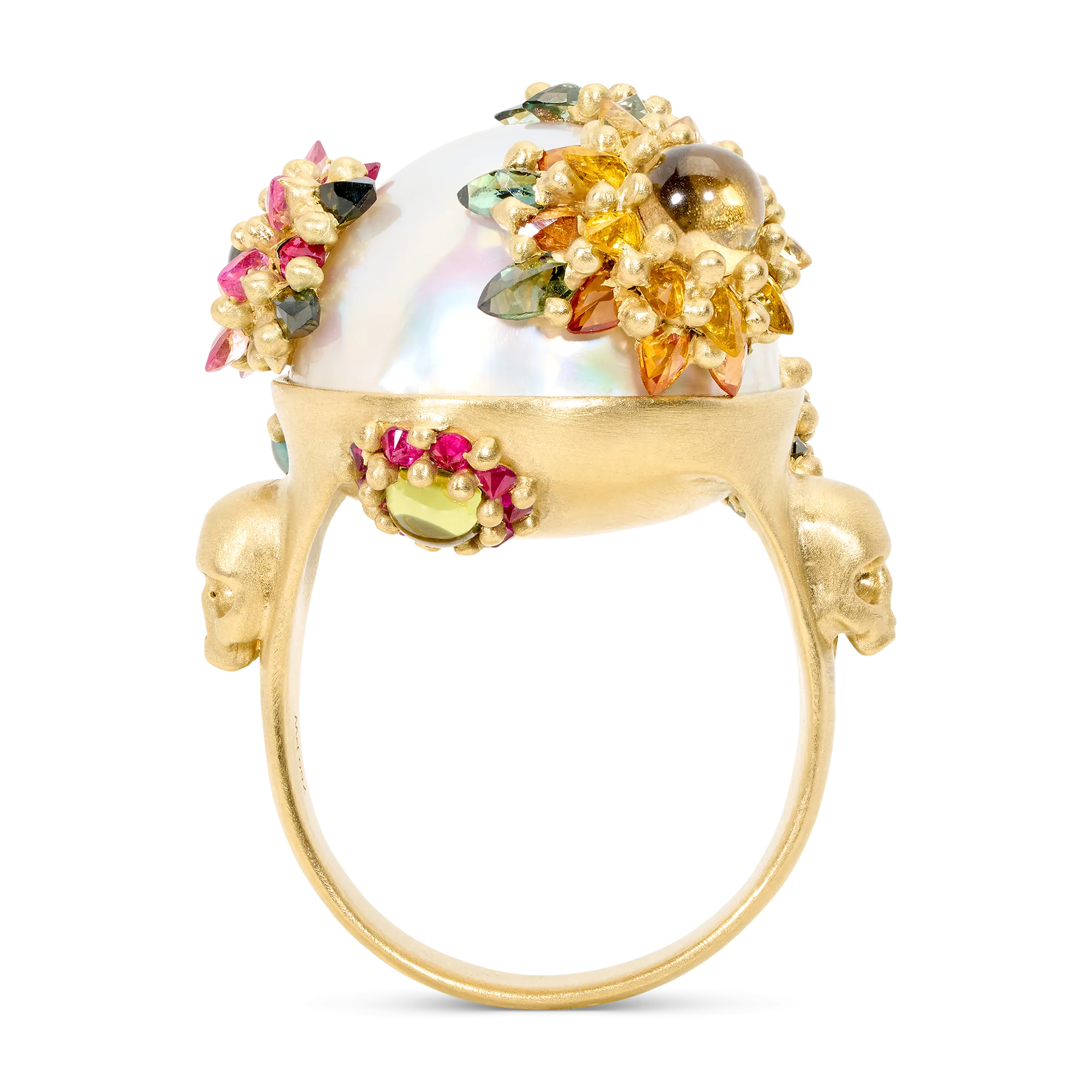 Small Pearl ClusterF@&$ Ring - Size 7.5 - 11690