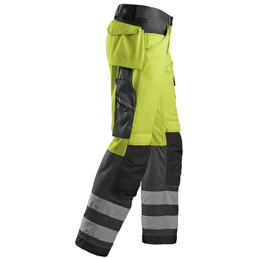 Snickers&#x20;3333&#x20;Work&#x20;Trousers&#x20;High-Vis&#x20;Class&#x20;2&#x20;-&#x20;Yellow&#x2F;Black