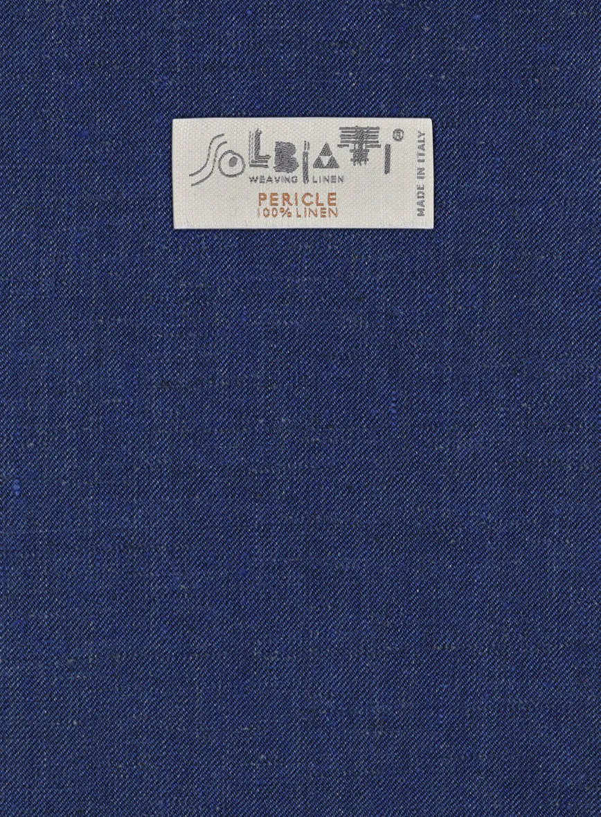 Solbiati Pericle Blue Linen Jacket
