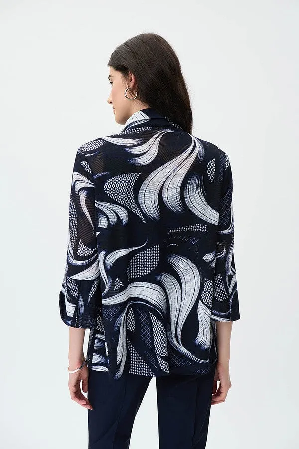 SWIRL PRINT JACKET