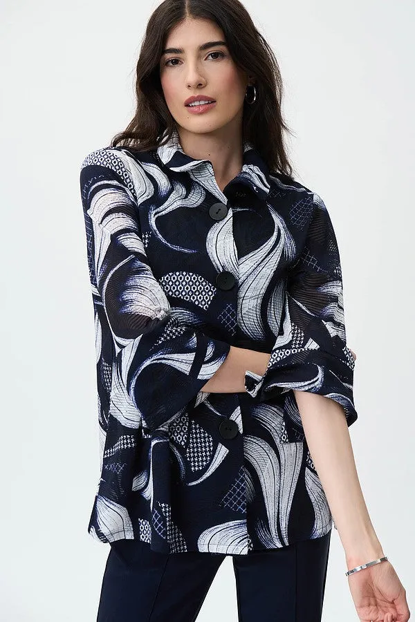 SWIRL PRINT JACKET