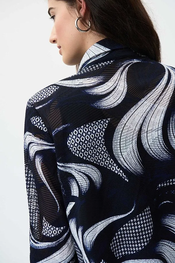 SWIRL PRINT JACKET