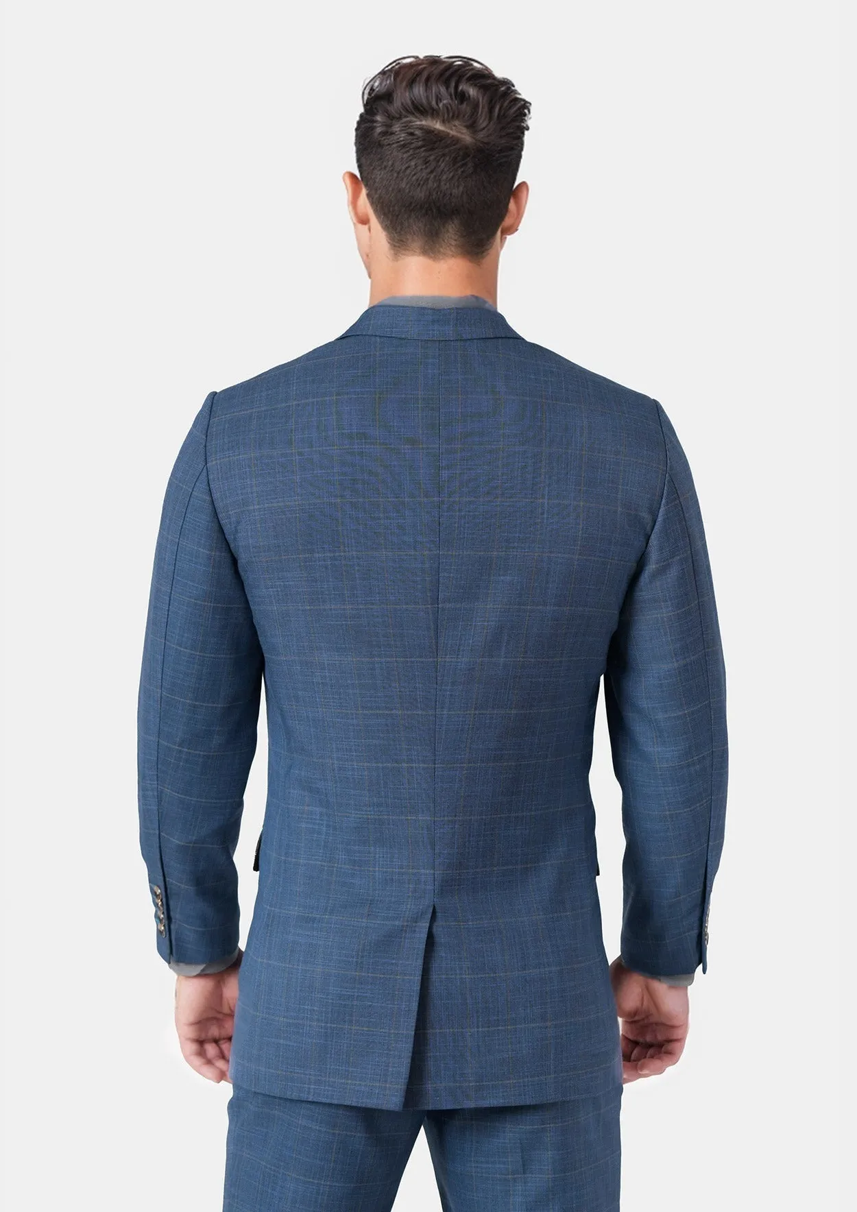 Thompson Sky Blue Windowpane Jacket