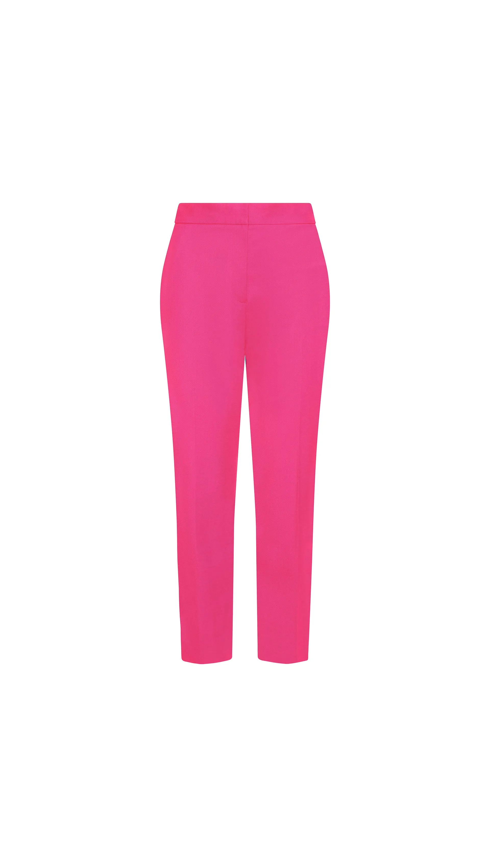 #VotingSuitsYou Trouser in Seasonless Wool | Bright Pink