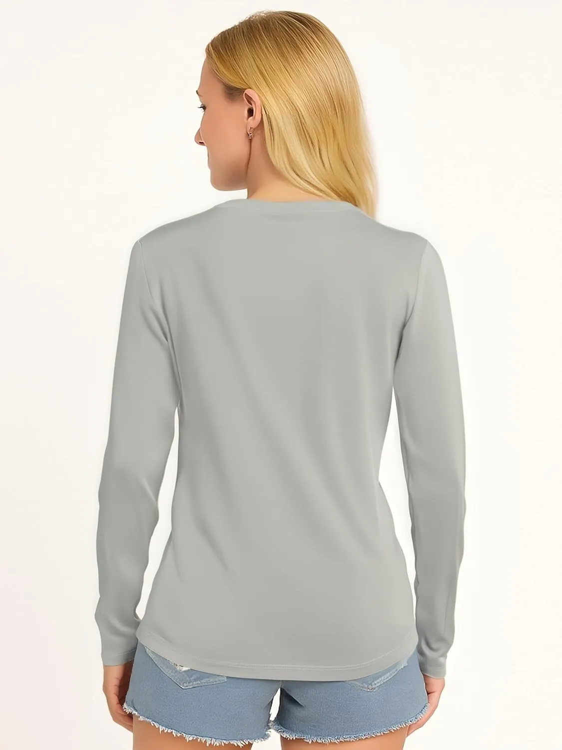 Women's Long Sleeve Moisture Wicking Athletic Shirts Dry Fit Workout Tops for Women