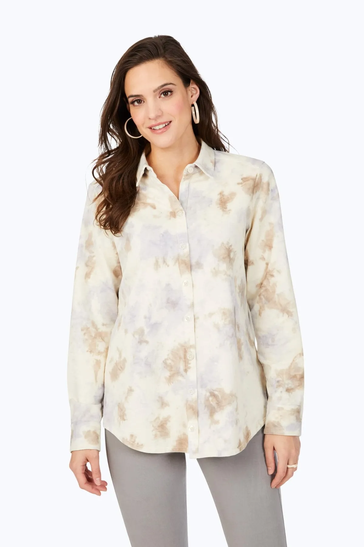 Zoey Vegetable Tie-Dye Shirt